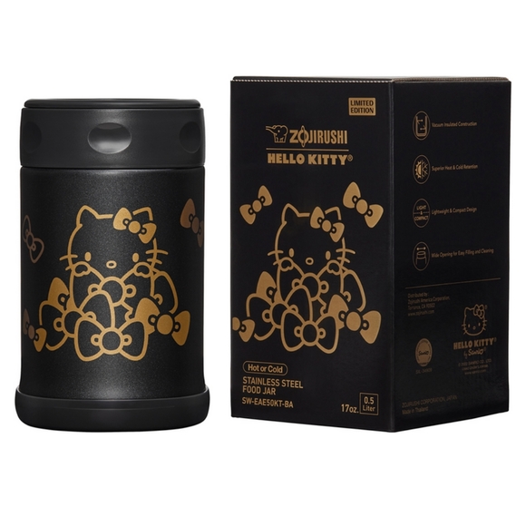 Hello Kitty Zojirushi Stainless Steel Food Jar Thermos Soup Lunch Contai… - Picture 3 of 5